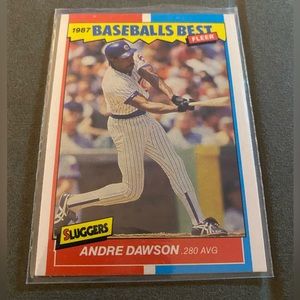 Andre Dawson Fleer 1987 Baseball’s Best Card